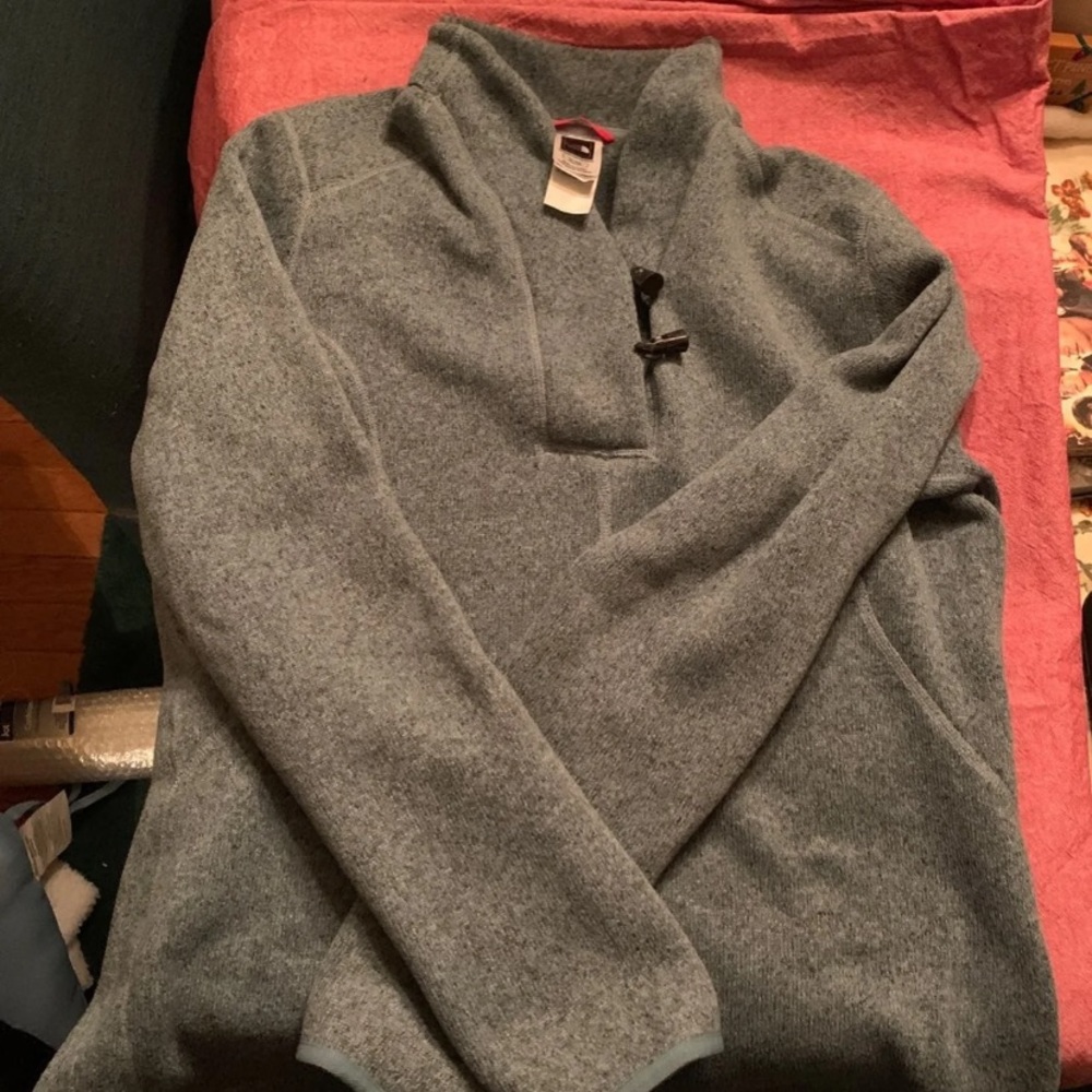 North Face Grey Pull Over